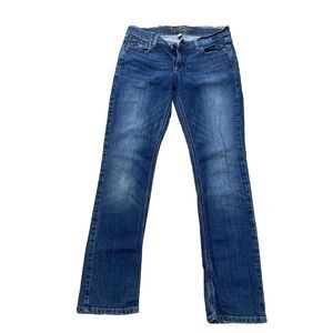 Abercrombie & Fitch Erin Low Rise Jeans Women 8 R Vtg Y2k Rare Blue Straight Leg